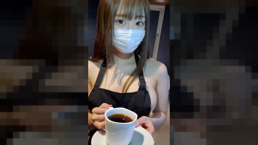 FC2-PPV-2526821 — Supporting A Busty Cafe Clerk Chasing Her Dreams. Naked Apron Creampie —